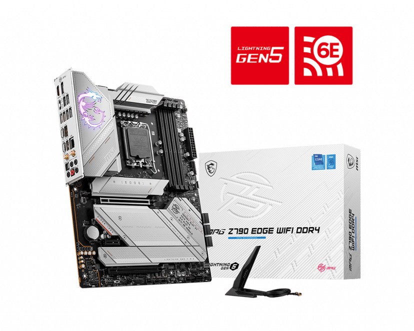 MSI MPG Z790 Edge WIFI DDR4 LGA 1700 ATX Hovedkort
