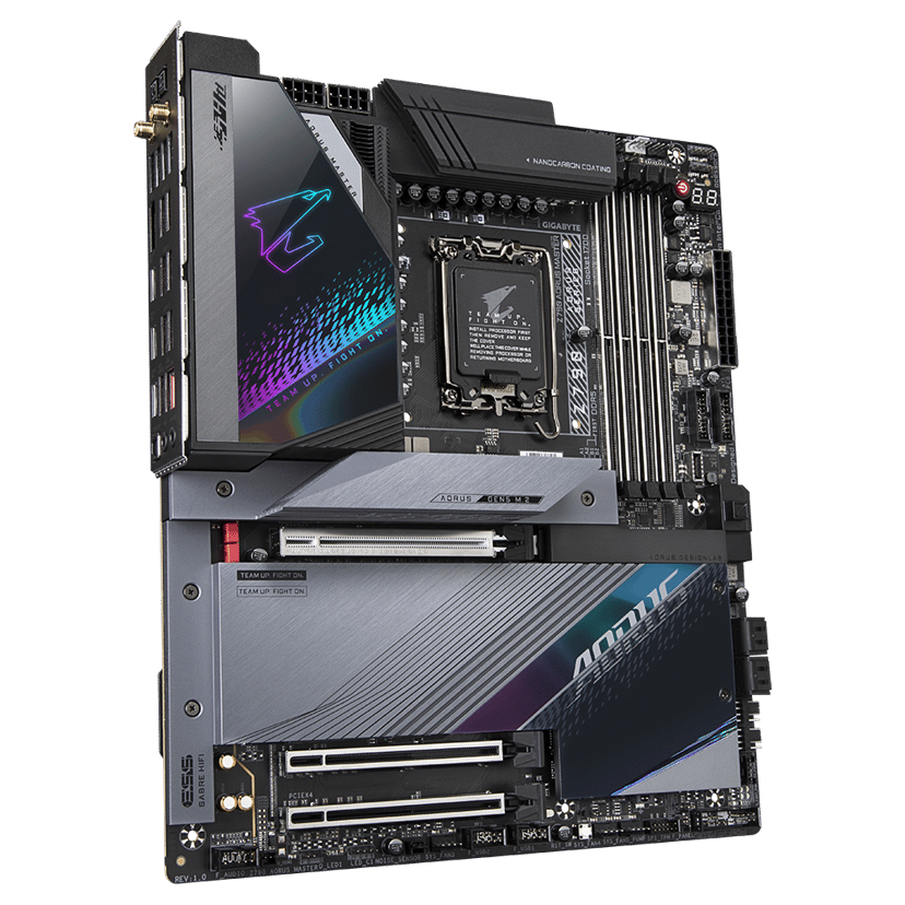 Gigabyte Z790 AORUS MASTER hovedkort Intel Z790 LGA 1700 Utvidet ATX LGA 1700 E-ATX Hovedkort