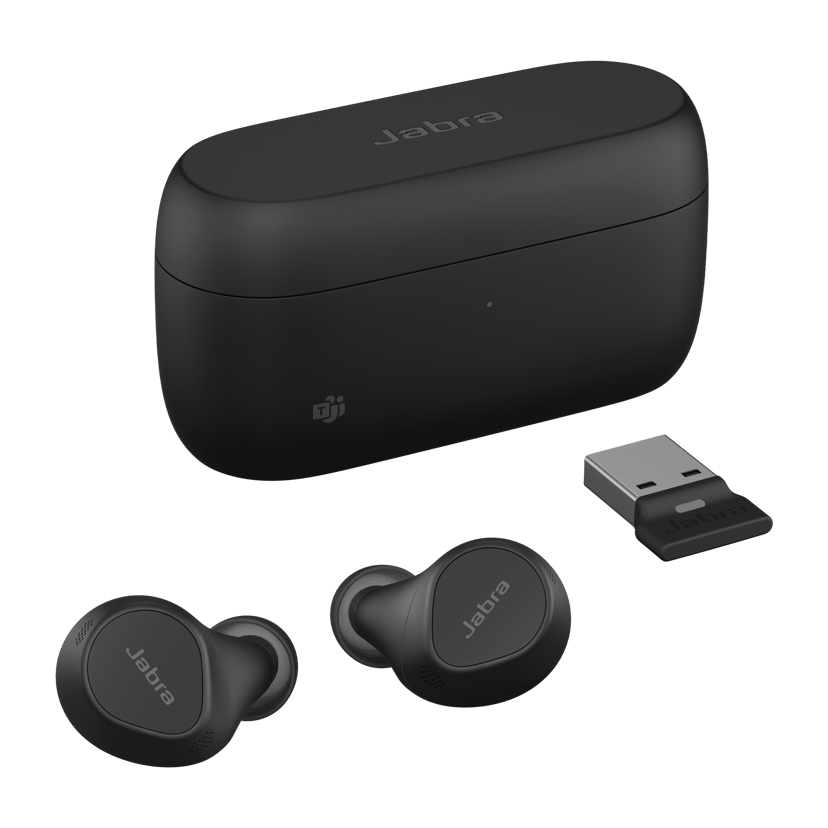 Jabra Evolve2 Buds Svart Microsoft Teams