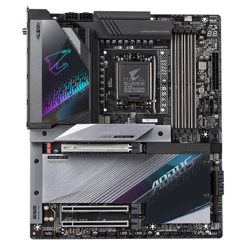 Gigabyte Z790 AORUS MASTER moderkort Intel Z790 LGA 1700 Utökad ATX LGA 1700 E-ATX Moderkort