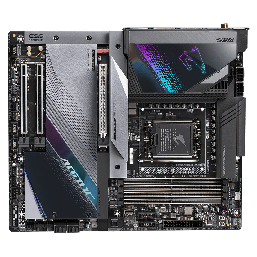 Gigabyte Z790 AORUS MASTER bundkort Intel Z790 LGA 1700 Udvidet ATX LGA 1700 E-ATX Bundkort