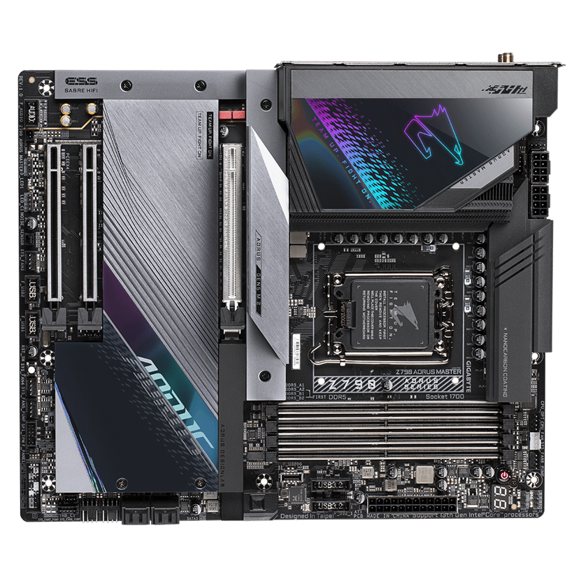 Gigabyte Z790 AORUS MASTER moderkort Intel Z790 LGA 1700 Utökad ATX LGA 1700 E-ATX Moderkort
