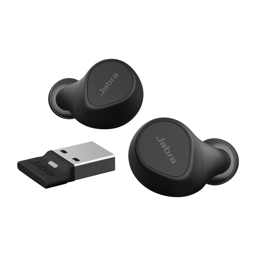 Jabra Evolve2 Buds Svart Microsoft Teams