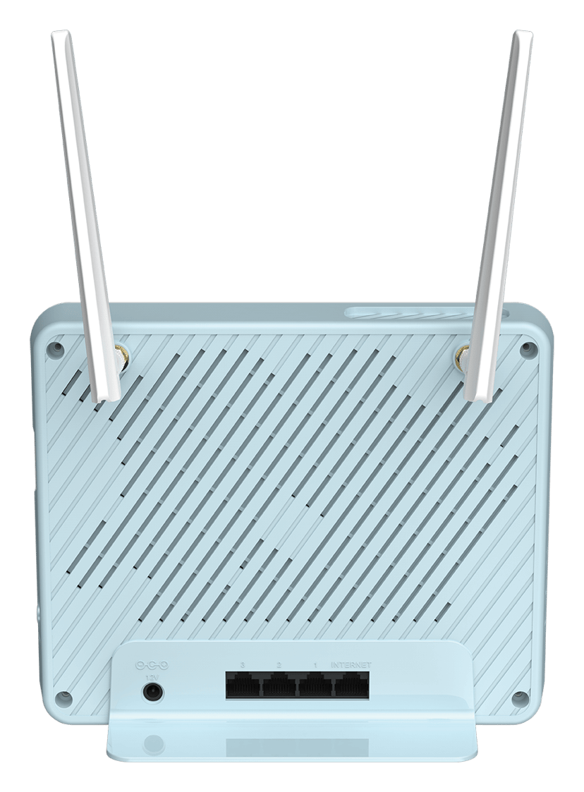 D-Link EAGLE PRO AI trådlös router Gigabit Ethernet Singel-band (2,4 GHz) 4G Vit