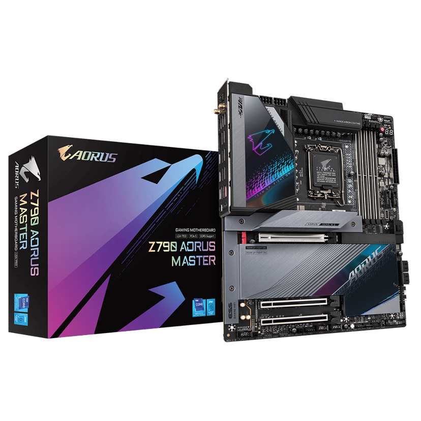 Gigabyte Z790 AORUS MASTER moderkort Intel Z790 LGA 1700 Utökad ATX LGA 1700 E-ATX Moderkort