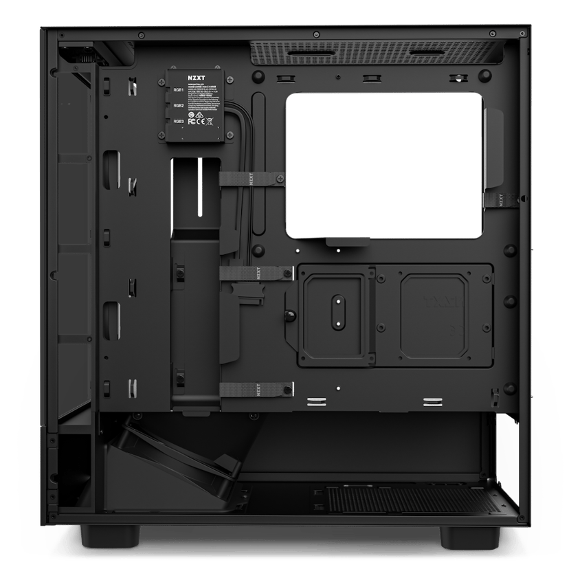 NZXT H5 Elite Midi Tower Gjennomsiktig, Sort