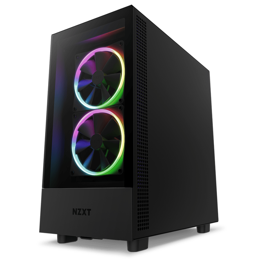 NZXT H5 Elite Midi Tower Gjennomsiktig, Sort