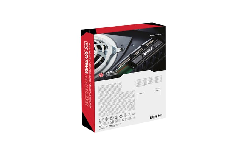 Kingston FURY Renegade 1TB SSD Heatsink M.2 PCIe 4.0