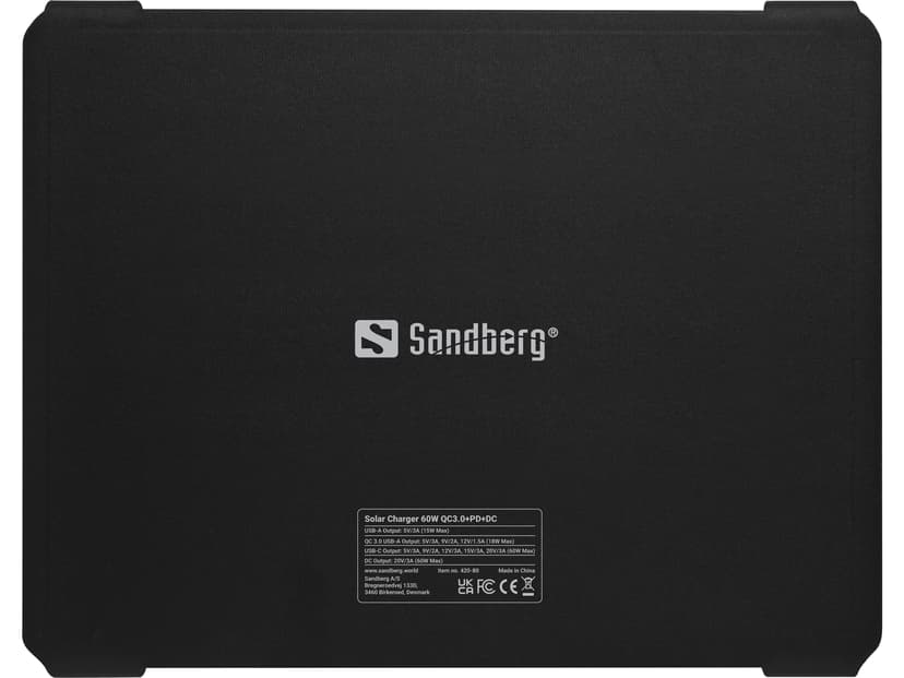 Sandberg Solar Charger 60W QC3.0 + PD + DC