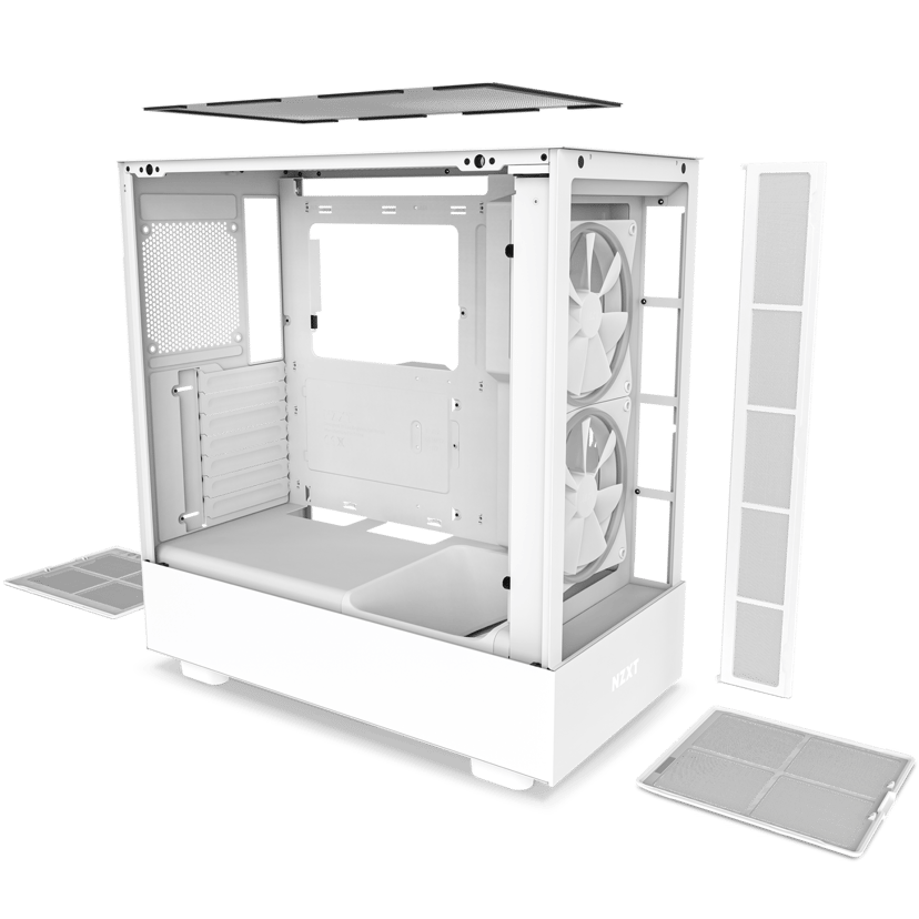 NZXT H5 Elite Midi Tower Hvit