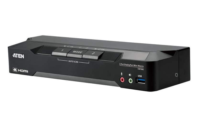 Aten CM1942 KVM-switchar Svart