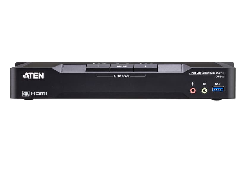 Aten CM1942 KVM-switchar Svart