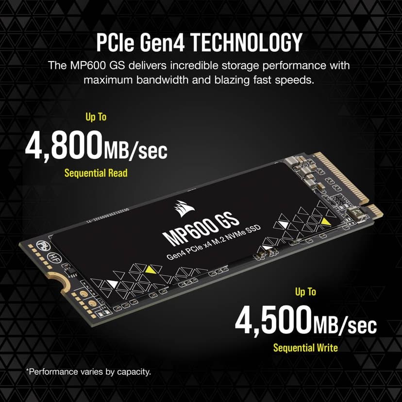 Corsair MP600 GS 1TB SSD M.2 PCIe 4.0