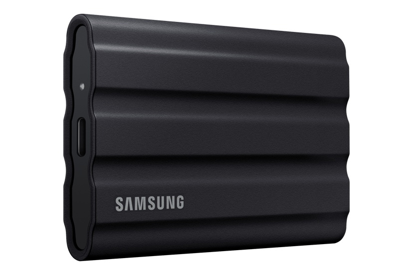 Samsung T7 Shield 4TB Rugged Portable SSD USB-C Sort