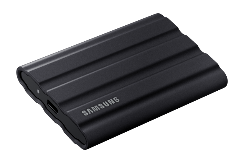 Samsung T7 Shield 4TB Rugged Portable SSD USB-C Sort
