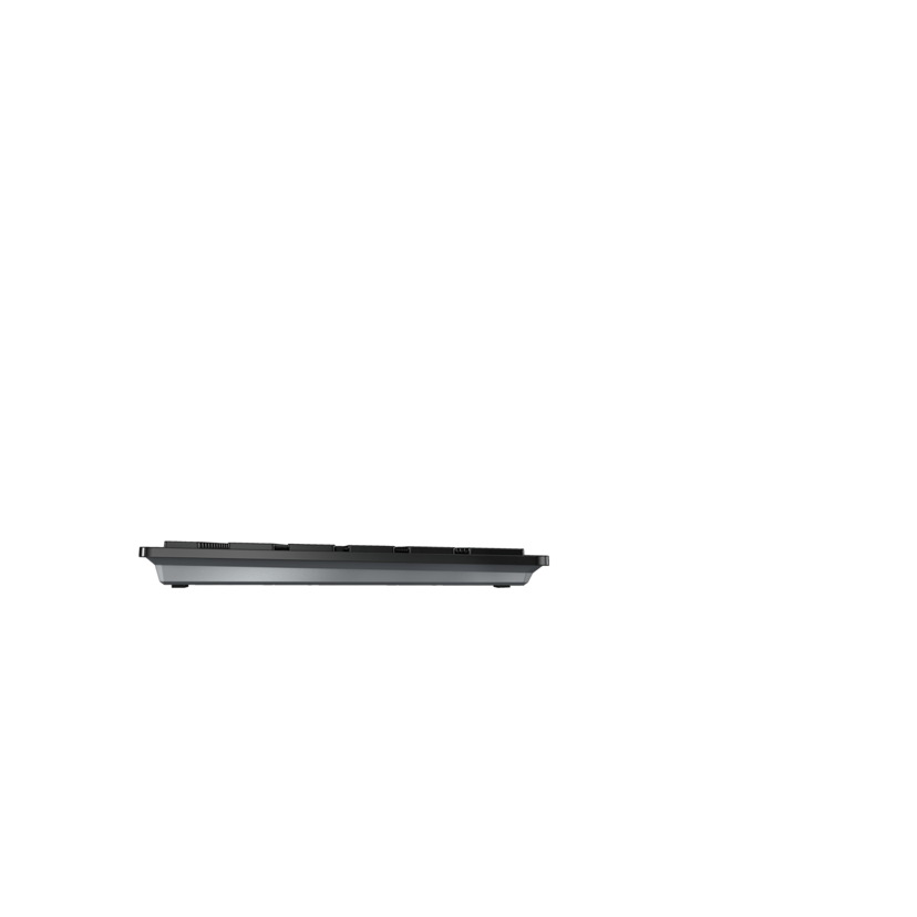 Cherry DW 9500 SLIM näppäimistö Sisältää hiiren RF Wireless + Bluetooth QWERTY Pohjoismainen Musta, Harmaa Cherry SX Pohjoismainen