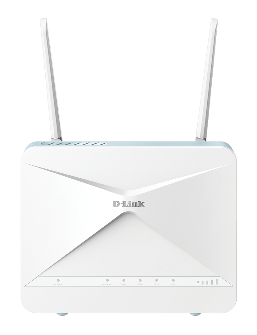 D-Link G415/E trådlös router Gigabit Ethernet Dual-band (2,4 GHz / 5 GHz) 4G Blå, Vit
