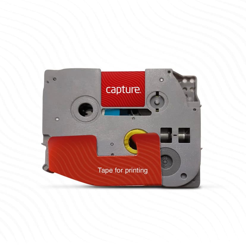 Capture Tape TZe-131 12mm Svart/Transparent