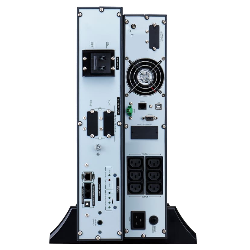APC SRVL2KRILRK strömskydd (UPS) Dubbelkonvertering (Online) 2 kVA 1800 W 7 AC-utgångar