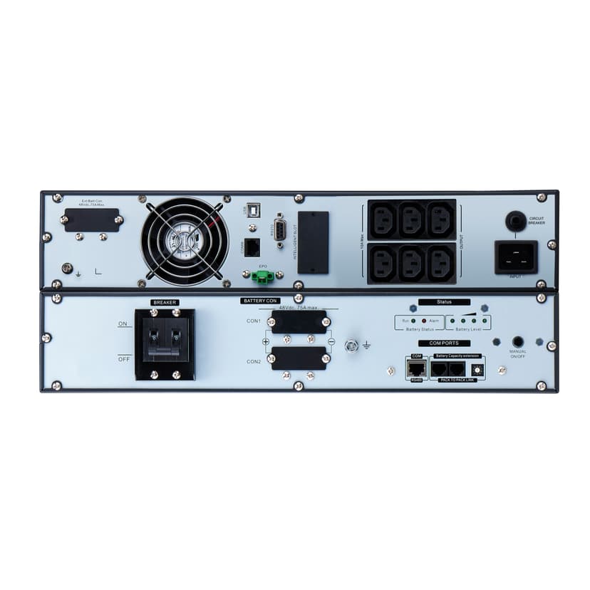 APC SRVL2KRILRK strömskydd (UPS) Dubbelkonvertering (Online) 2 kVA 1800 W 7 AC-utgångar