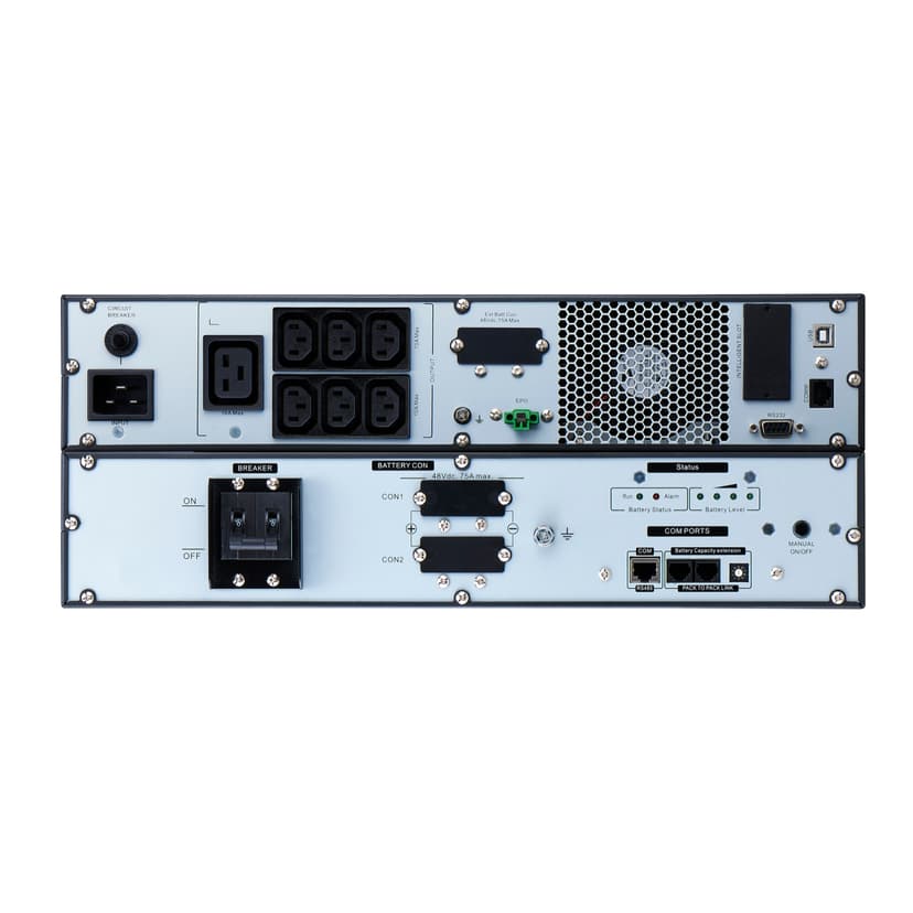 APC SRVL3KRILRK strömskydd (UPS) Dubbelkonvertering (Online) 3 kVA 2700 W 7 AC-utgångar