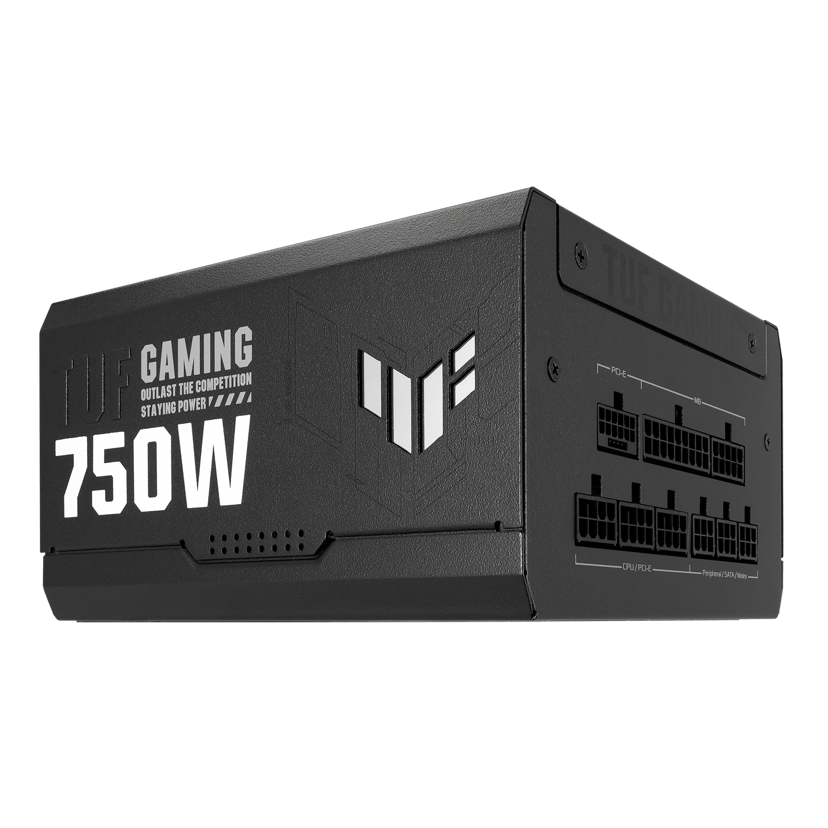ASUS TUF Gaming 750W Gold enhed til strømforsyning 20+4 pin ATX ATX Sort 750W ATX 80 PLUS Gold Strømforsyning