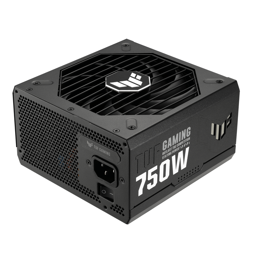 ASUS TUF Gaming 750W Gold enhed til strømforsyning 20+4 pin ATX ATX Sort 750W ATX 80 PLUS Gold Strømforsyning