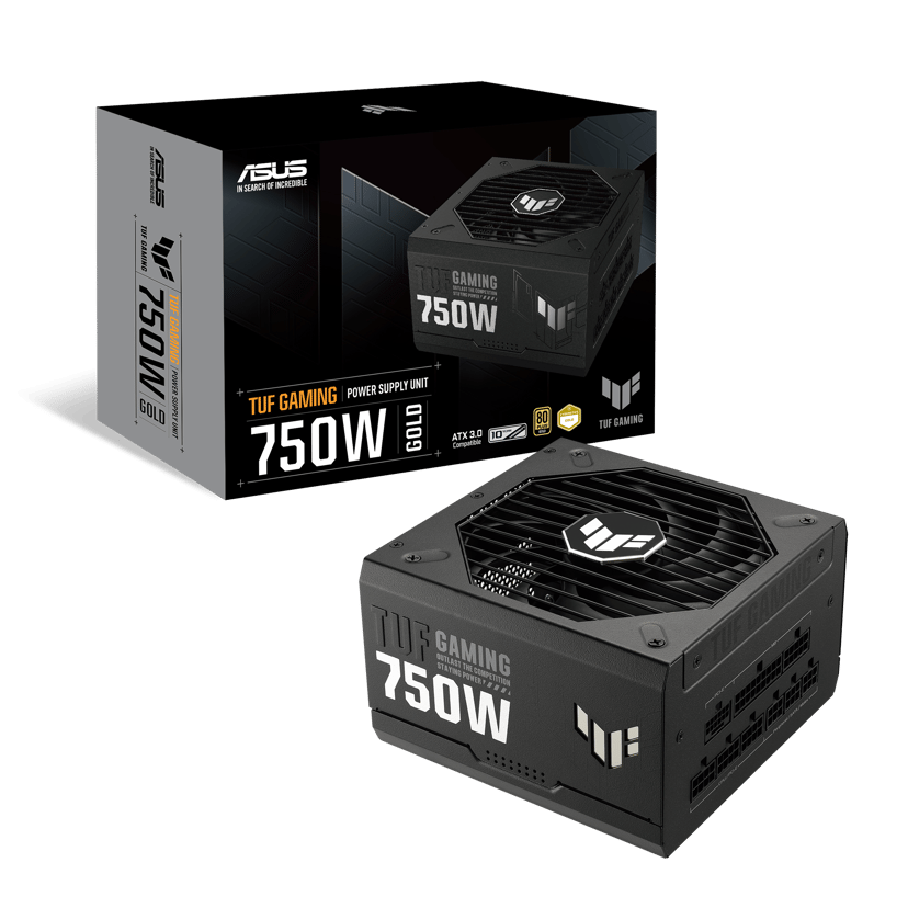 ASUS Tuf Gaming 750w Psu 80+ Gold Fully Modular Atx 3.0 750W ATX 80 PLUS Gold Strømforsyning