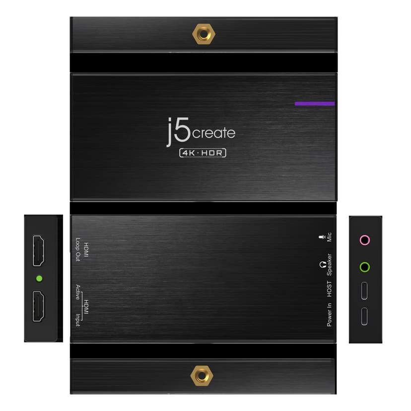 ビデオキャプチャー・キャプチャーボード j5 create 4K Game Capture Station JVA14 Quad HDMI™ Video Capture Station – j5create