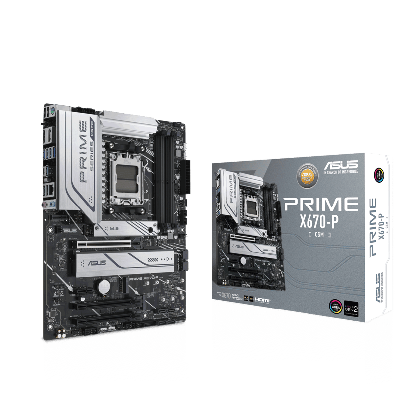 ASUS PRIME X670-P-CSM Socket AM5 ATX Hovedkort