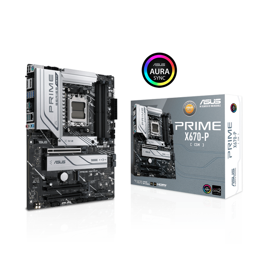 ASUS PRIME X670-P-CSM Socket AM5 ATX Hovedkort