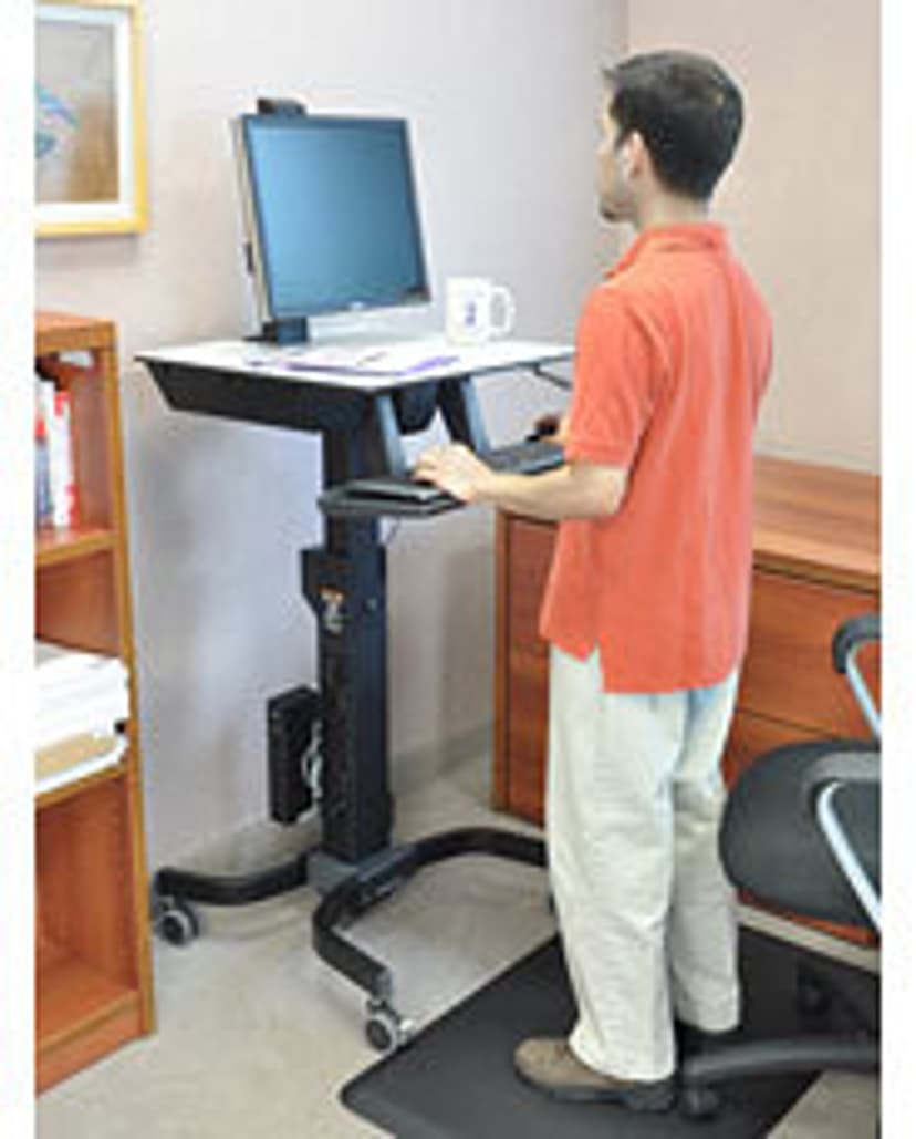 Ergotron WorkFit-C Single HD Sit-Stand Workstation