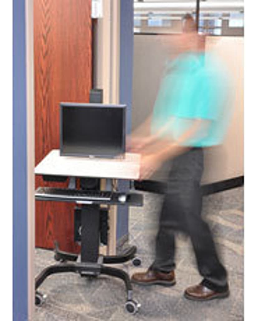 Ergotron WorkFit-C Single HD Sit-Stand Workstation