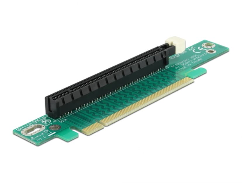 Delock Riser card PCI Express x16 angled 90° left insertion