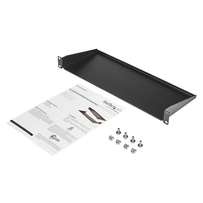 Startech 1U Universal Fixed Rack Mount Shelf