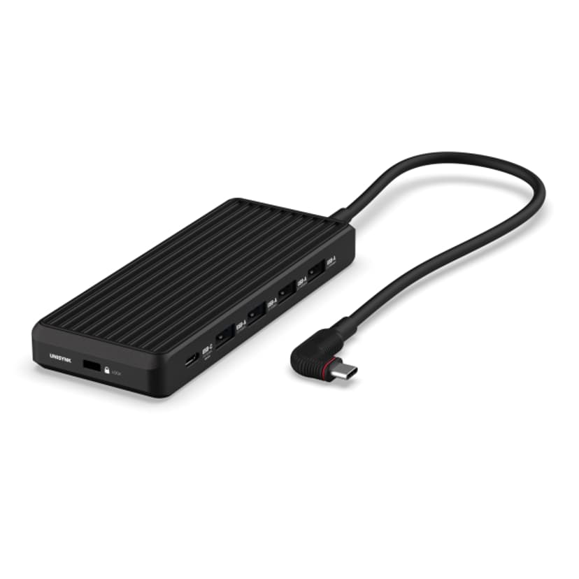 Unisynk 10 Port Dual Screen Hub 4K 100W Black USB-C