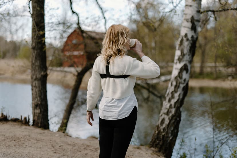 SWEDISH POSTURE Holdningsstøtte Flexi One-Size Svart