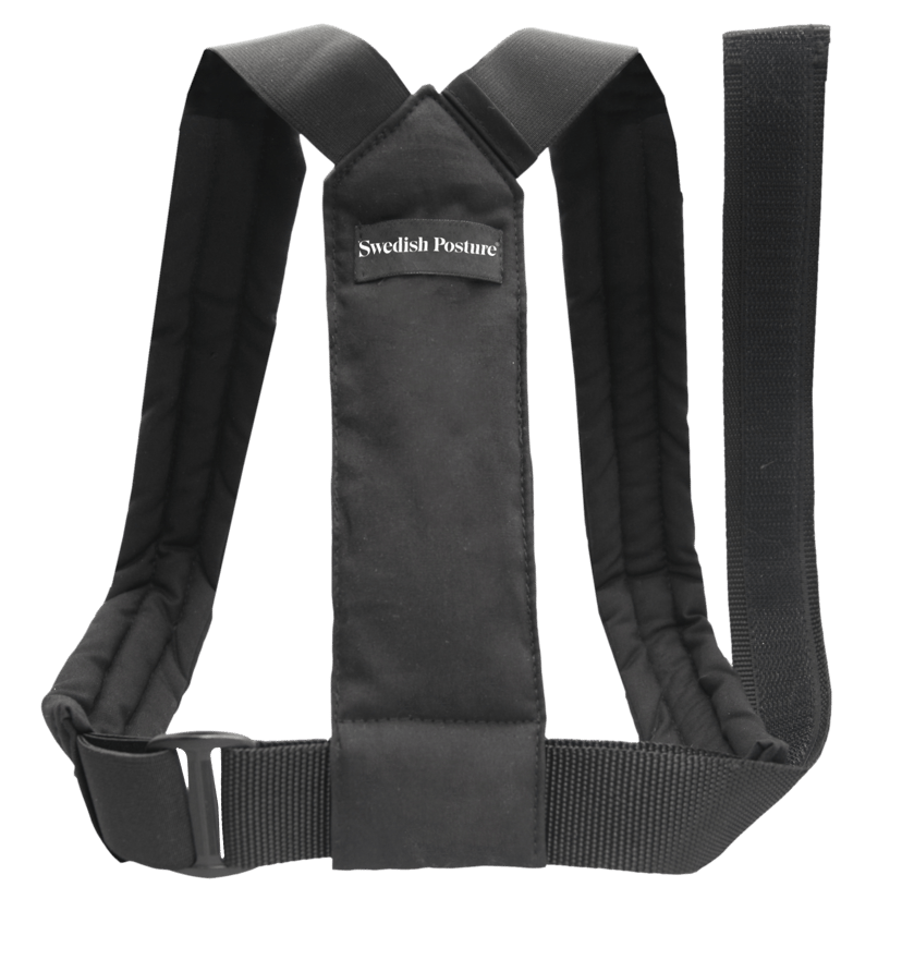SWEDISH POSTURE Holdningsstøtte Flexi One-Size Svart