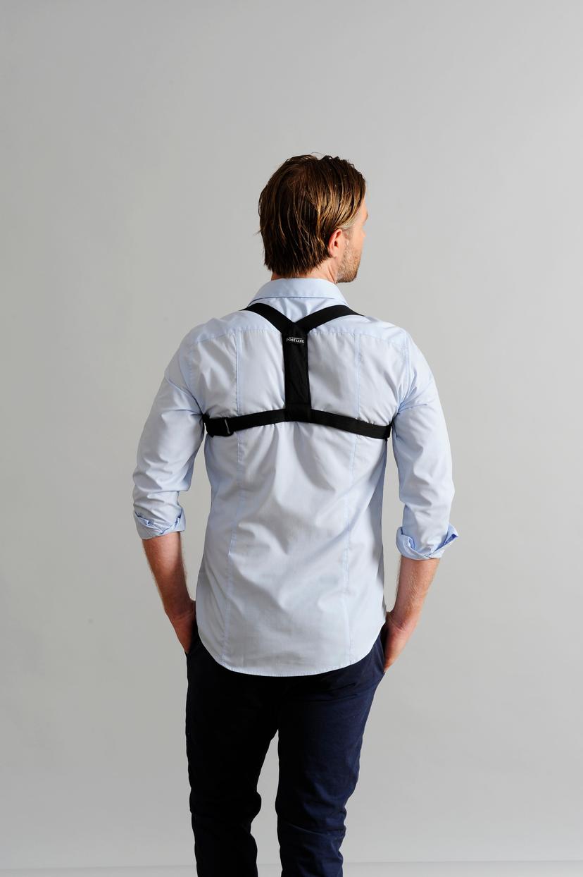 SWEDISH POSTURE Hållningsband Flexi One-Size Svart