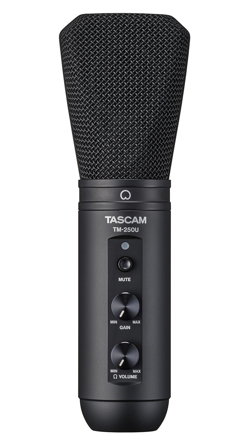 Tascam USB Broadcast-mikrofon med hörlursutgång