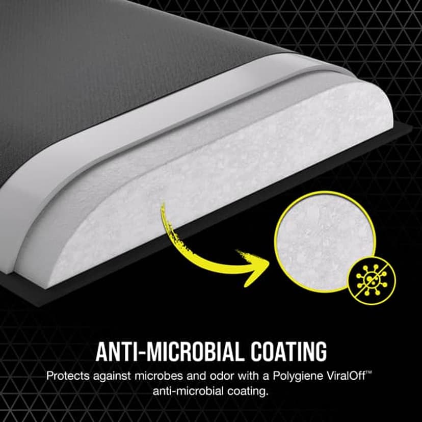 Corsair Cushioned Dual-Layer Palm Rest - Tenkeyless