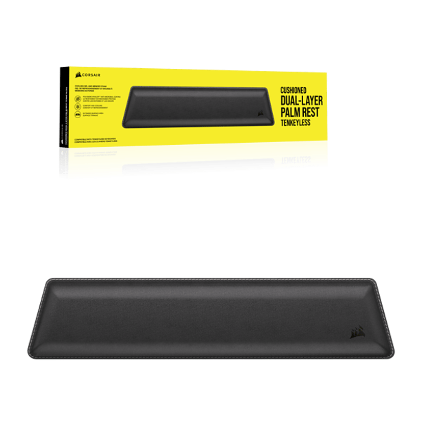 Corsair Cushioned Dual-Layer Palm Rest - Tenkeyless