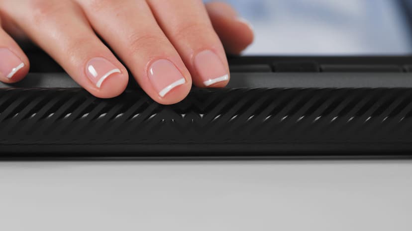 Mousetrapper Delta Extended USB-A Rullestav Sort, Grå