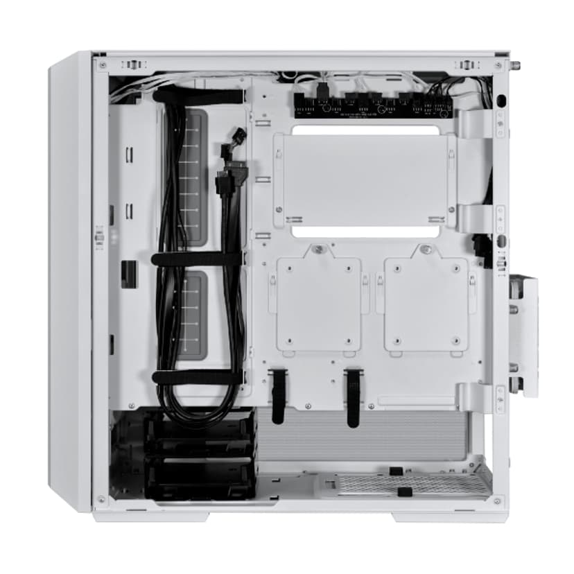Lian-Li LANCOOL 216 Midi Tower Läpinäkyvä, Valkoinen