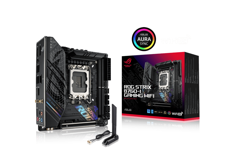 ASUS ROG STRIX B760-I GAMING WIFI Intel B760 LGA 1700 Mini-DTX LGA 1700 Mini-ITX Hovedkort