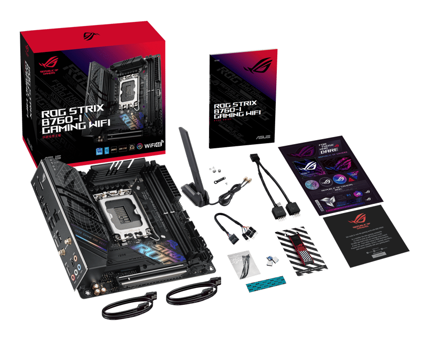 ASUS ROG STRIX B760-I GAMING WIFI Intel B760 LGA 1700 mini ITX LGA 1700 Mini-ITX Bundkort