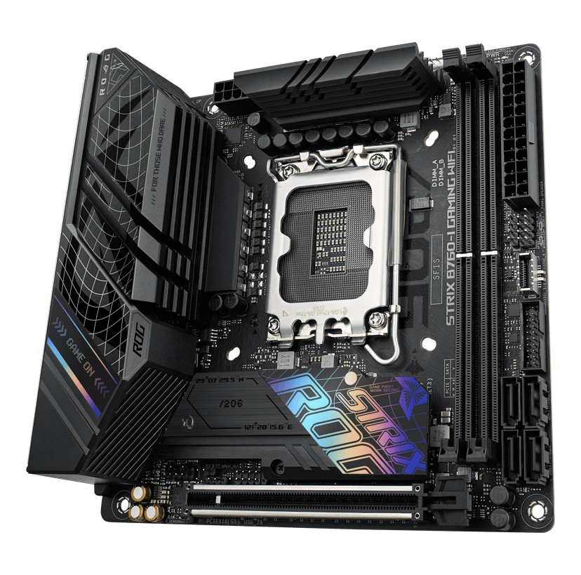 ASUS ROG STRIX B760-I GAMING WIFI Intel B760 LGA 1700 mini ITX LGA 1700 Mini-ITX Bundkort