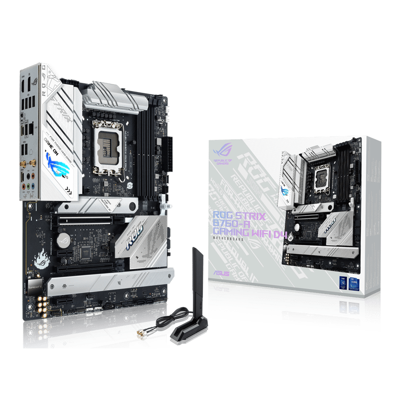 ASUS ROG STRIX B760-A GAMING WIFI D4 Intel B760 LGA 1700 ATX LGA 1700 ATX Emolevyt