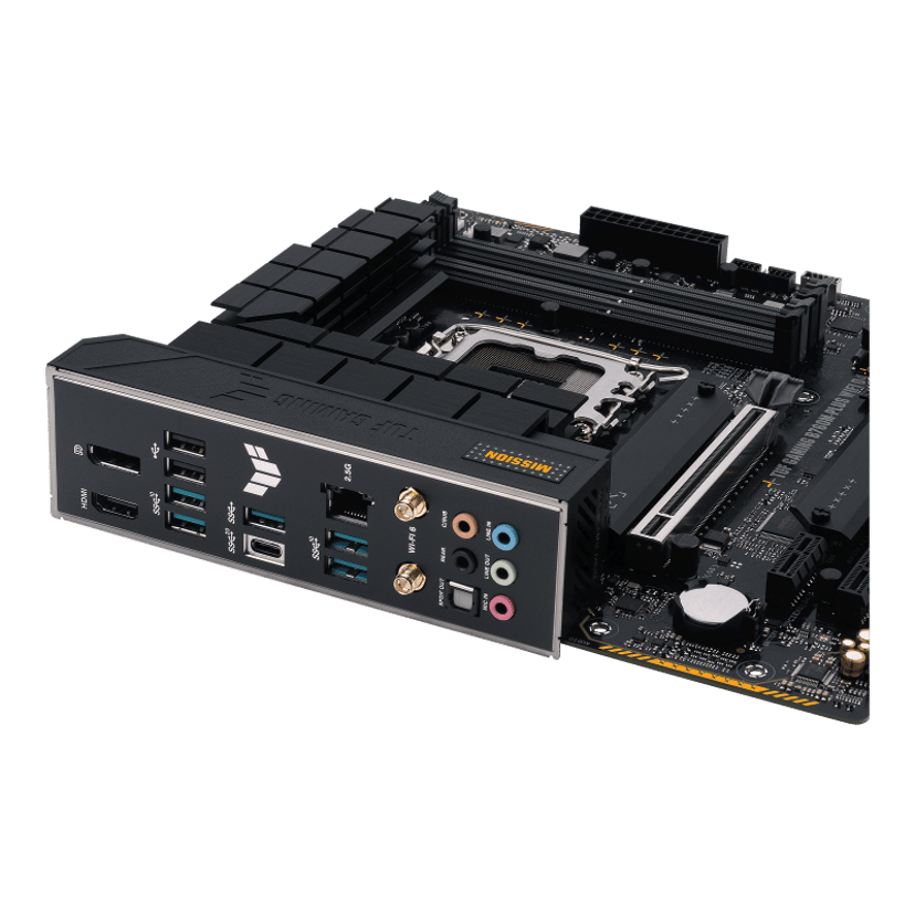 ASUS TUF GAMING B760M-PLUS WIFI D4 Intel B760 LGA 1700 micro ATX LGA 1700 micro ATX Bundkort