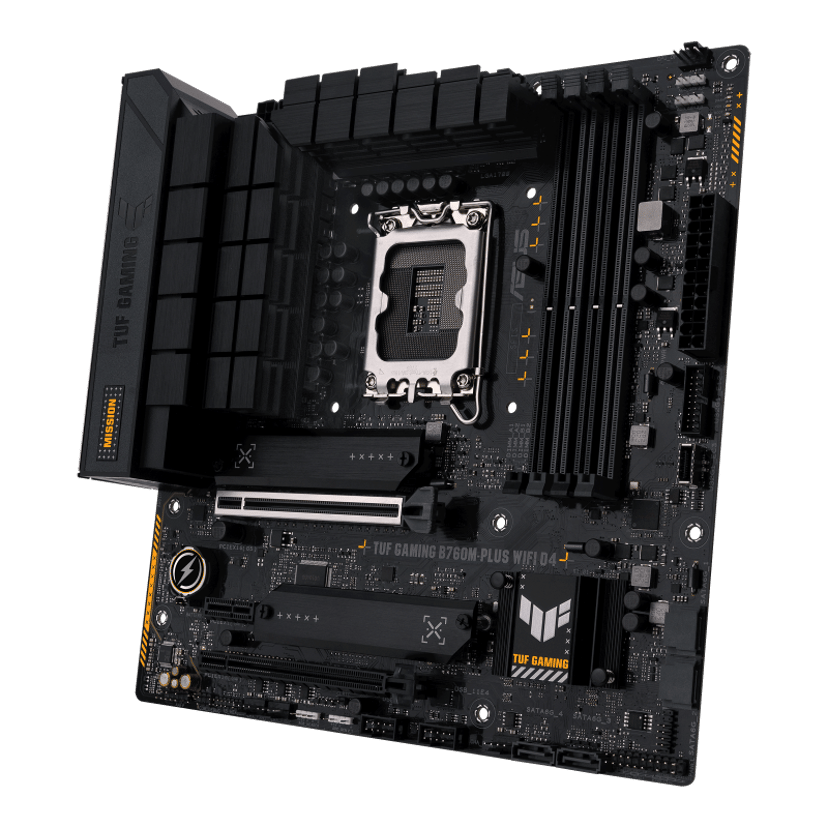 ASUS TUF GAMING B760M-PLUS WIFI D4 Intel B760 LGA 1700 micro ATX LGA 1700 micro ATX Bundkort